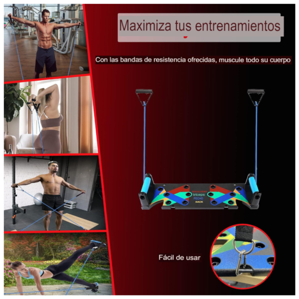 Tabla Flexiones Zimex + Banda Resistente - Imagen 3