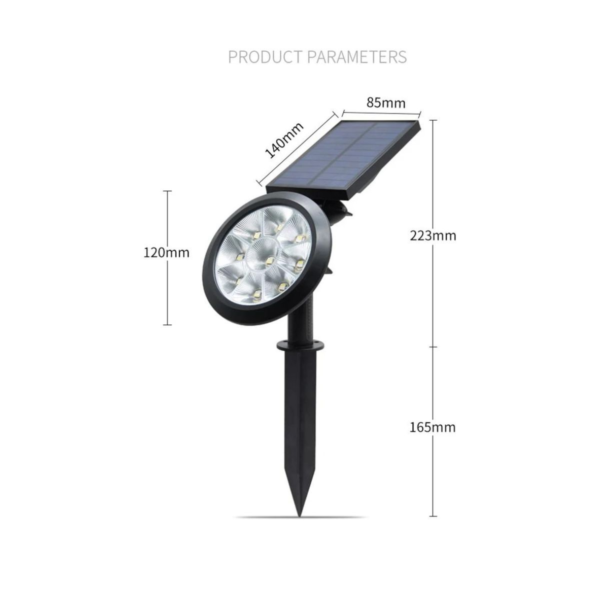 Focos solares impermeables LED RGB - Imagen 2