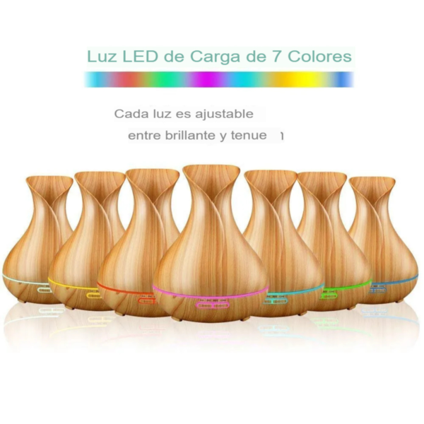 Lámpara Humidificadora de Madera Elegant - Imagen 4