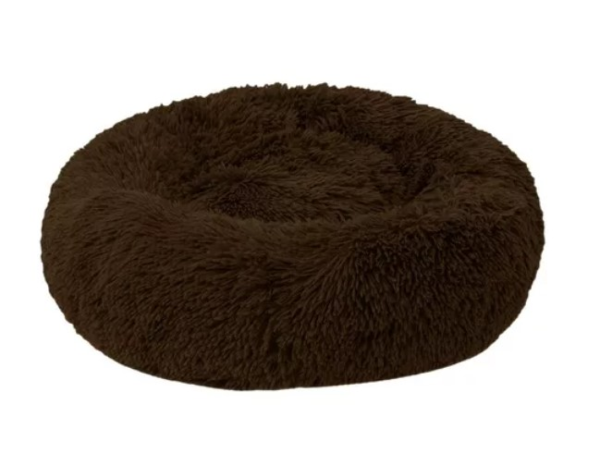 Cama Perro Mascota Antiestres Felpa 90cm - Imagen 2