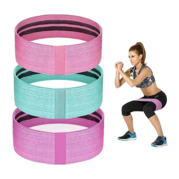 Set de 3 Bandas Elásticas de Fitness - Imagen 2