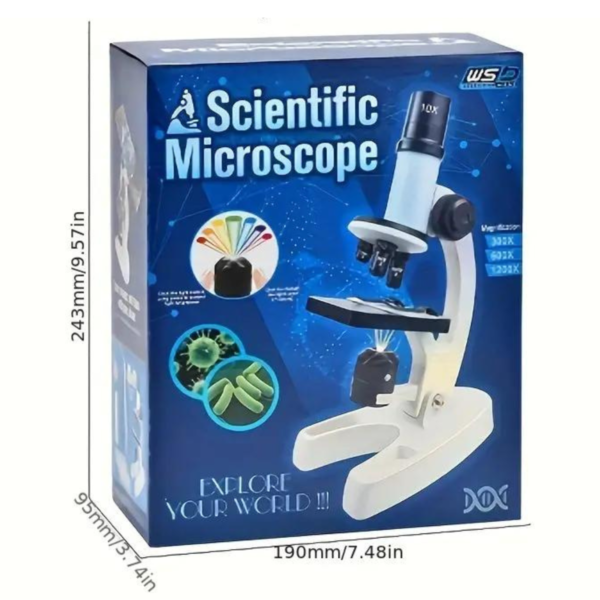 Kit Microscopio Compuesto Luz 100x-450x - Imagen 4